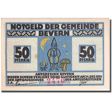 Banknote, Germany, Bevern, 50 Pfennig, escargot, 1921 UNC(63) Mehl 97.1a
