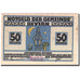 Banknote, Germany, Bevern, 50 Pfennig, hérisson 1921-12-31 AU(55-58) Mehl 97.1a