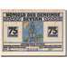 Banknote, Germany, Bevern, 75 Pfennig, insecte, 1921 AU(55-58) Mehl 97.1a
