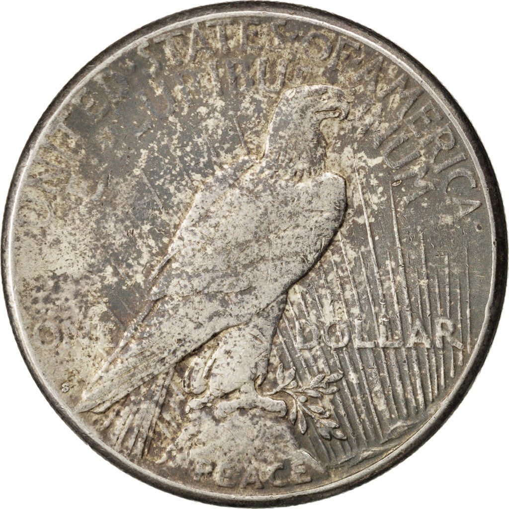 UNITED STATES, Peace Dollar, Dollar, 1923, U.S. Mint, KM #150, VF(30-35),...
