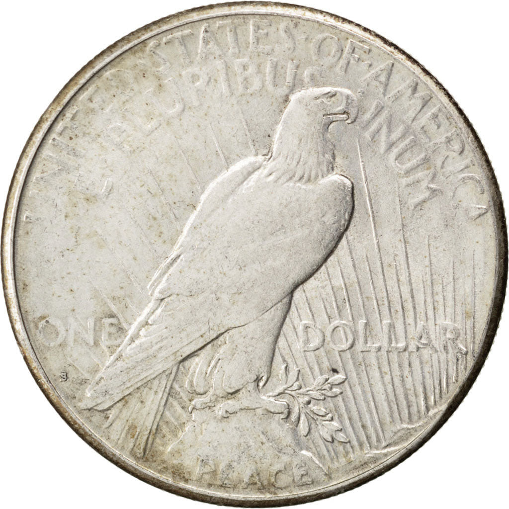 UNITED STATES, Peace Dollar, Dollar, 1924, U.S. Mint, KM #150, EF(40-45),...