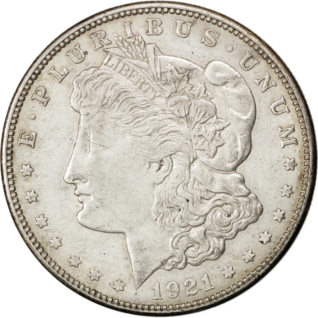 UNITED STATES, Morgan Dollar, Dollar, 1921, U.S. Mint, KM #110, EF(40-45),...