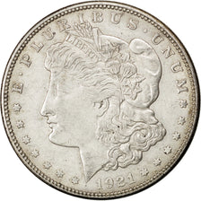 UNITED STATES, Morgan Dollar, Dollar, 1921, U.S. Mint, KM #110, EF(40-45),...