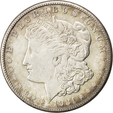 Stati Uniti, Morgan Dollar, Dollar, 1921, U.S. Mint, San Francisco, BB+, Arge...
