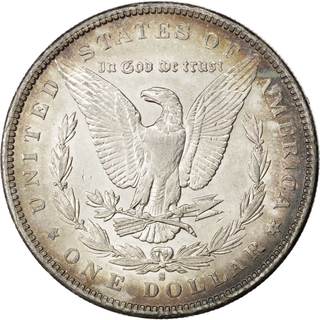 UNITED STATES, Morgan Dollar, Dollar, 1897, U.S. Mint, KM #110, AU(50-53),...