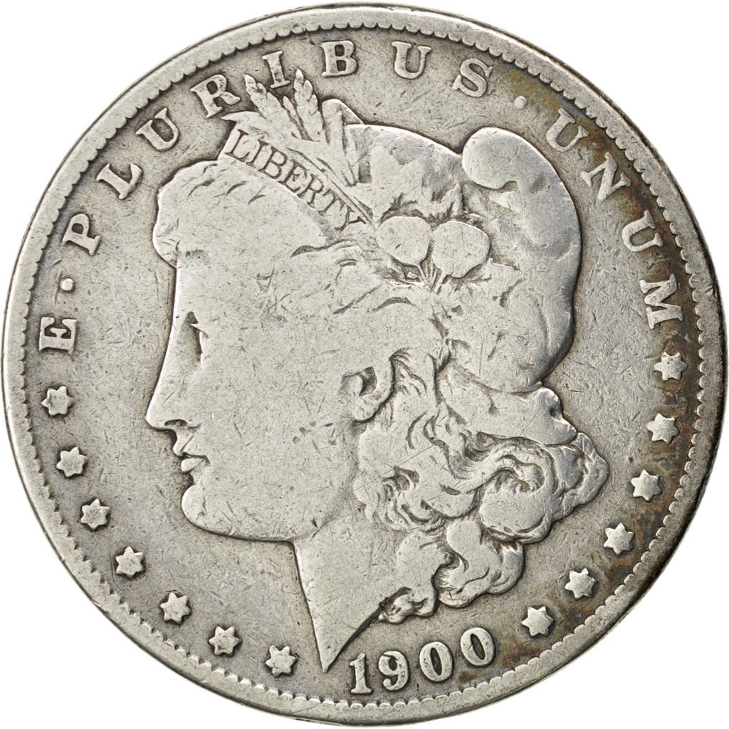 UNITED STATES, Morgan Dollar, Dollar, 1900, U.S. Mint, KM #110, VF(20-25),...