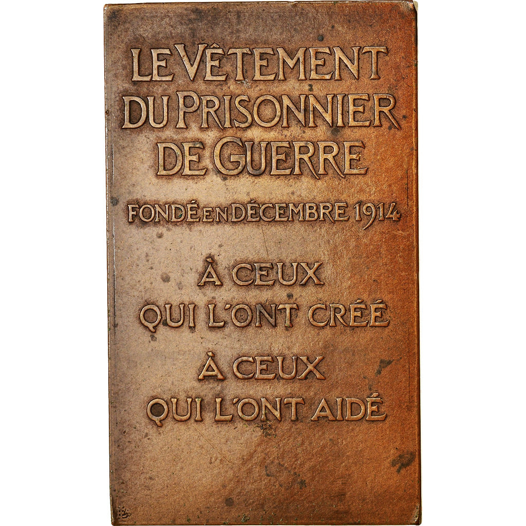 Frankrijk, Medaille, Le Vêtement du Prisonnier de Guerre, Politics, Society