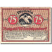 Banknote, Germany, Wünschendorf 75 Pfennig personnage 1921 EF(40-45) Mehl 1457.2