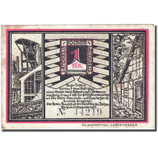 Geldschein, Deutschland, Bochum, 1 Mark, mineurs 5, 1921-11-01 SS+ Mehl 127.1a