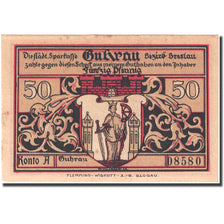 Banconote, Germania, Guhrau, 50 Pfennig, village, 1922, SPL-, Mehl:496.1a