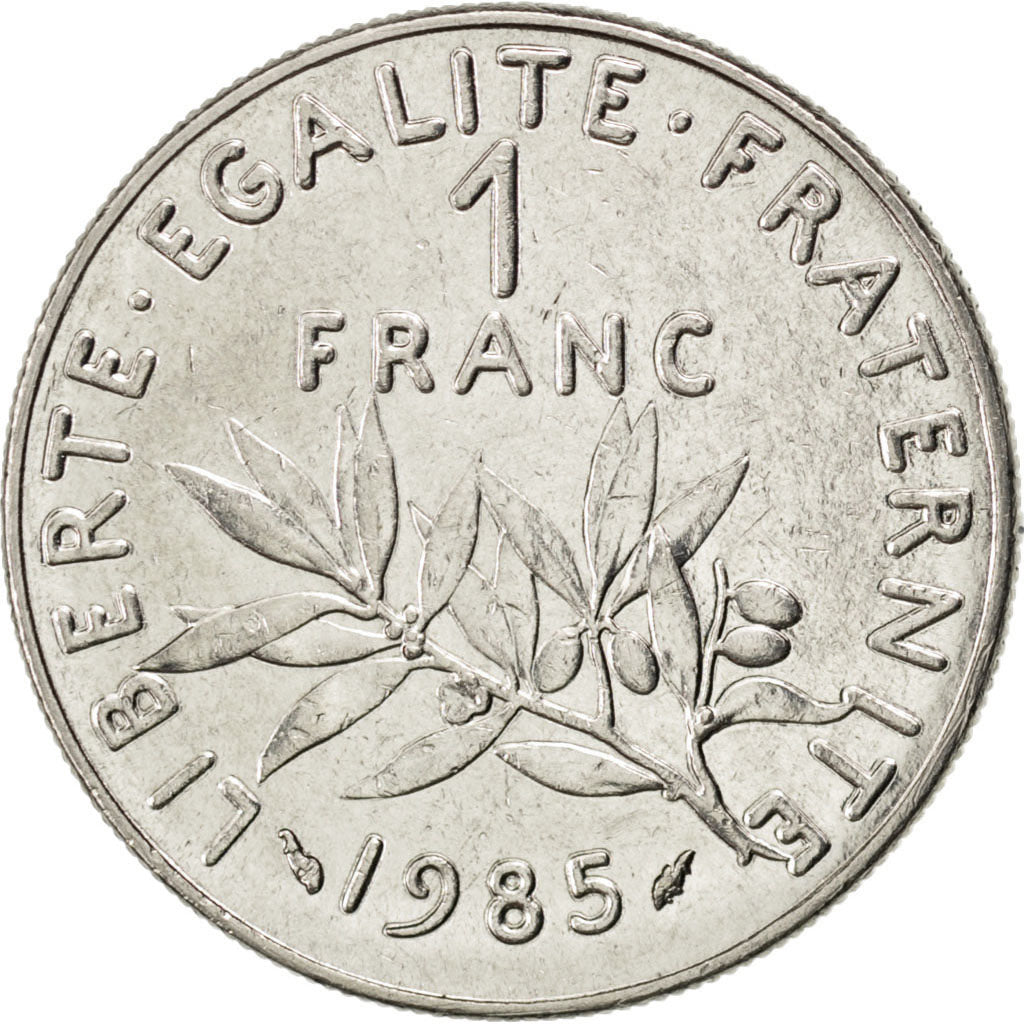 Francia, Semeuse, Franc, 1985, SPL-, Nichel, KM:925.1, Gadoury:474