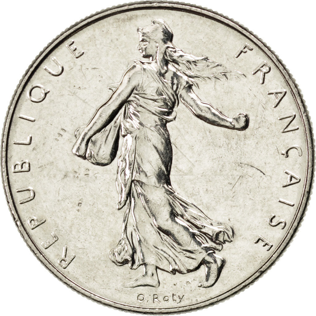 FRANCE, Semeuse, Franc, 1987, Paris, KM #925.1, MS(60-62), Nickel, 24, Gadoury..