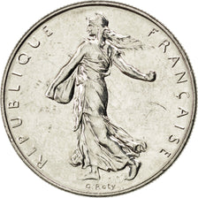 FRANCE, Semeuse, Franc, 1987, Paris, KM #925.1, MS(60-62), Nickel, 24, Gadoury..
