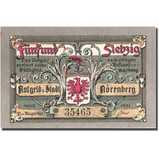Banknote, Germany, Nörenberg, 75 Pfennig, cheval, 1921, UNC(63), Mehl:979.41a