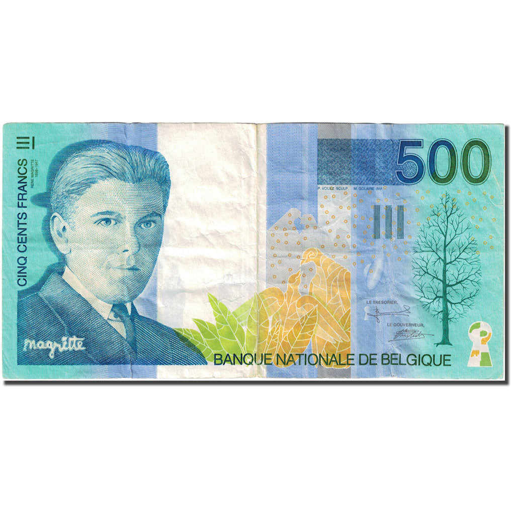 Banconote, Belgio, 500 Francs, 1998, Undated (1998), KM:149, BB