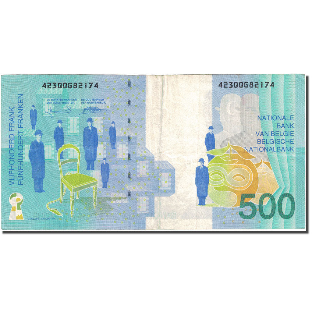 Banknote, Belgium, 500 Francs, 1998, Undated (1998), KM:149, EF(40-45)