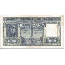 Geldschein, Belgien, 1000 Francs, 1944-1945, 1947-10-07, KM:128c, SS