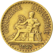 FRANCE, Chambre de commerce, Franc, 1927, Paris, KM #876, EF(40-45),...