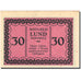 Banknote Germany lund-Schobüll 30 Pfennig personnage 1 AU55-58 purple Mehl844.2b