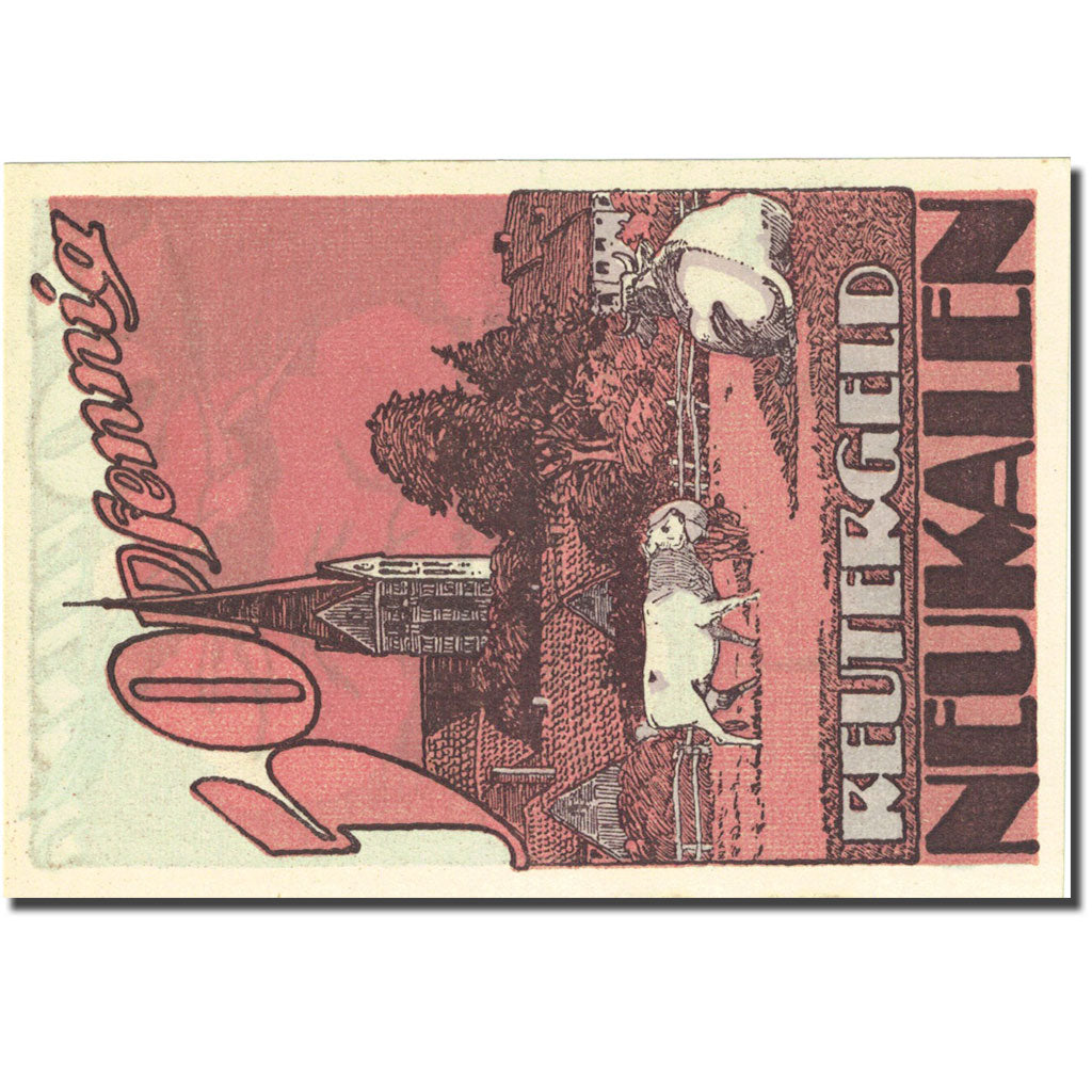 Billet, Allemagne, Neukalen, 50 Pfennig Eglise 1922, 1922-05-31, SPL Mehl 949.1