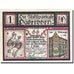Banknote, Germany, Paderborn 1 Mark personnage 2, 1921-11-10 UNC(63) Mehl 1043.2