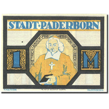 Banknote, Albania, Paderborn, 1 Mark, Monument, 1921, 1921-11-10, UNC(63)
