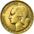 Moneta, Francja, Guiraud, 50 Francs, 1954, EF(40-45), Aluminium-Brąz, KM:918.1