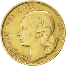 Moneda, Francia, Guiraud, 20 Francs, 1954, Beaumont-le-Roger, MBC, Aluminio -