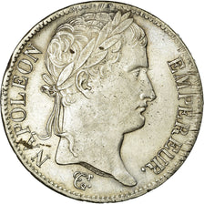 Moneta, Francja, Napoléon I, 5 Francs, 1812, Lille, AU(55-58), Srebro