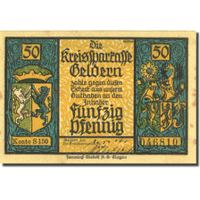 Banknote, Germany, Geldern, 50 Pfennig, dragon, 1922, UNC(60-62), Mehl:414.1