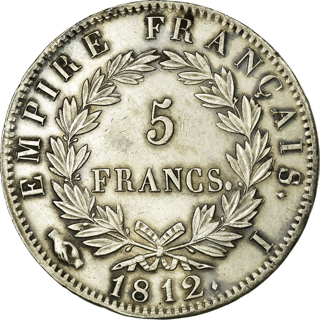 Monnaie, France, Napoléon I, 5 Francs, 1812, Limoges, SUP, Argent, KM:694.7