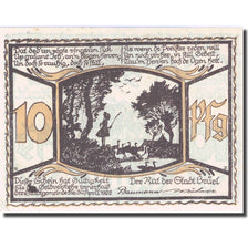 Banknote, Germany, Brüel, 10 Pfennig, fête, 1922, UNC(63), Mehl:191.1