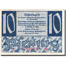 Banknote, Germany, Württemberg, 10 Pfennig, château 1947 EF(40-45) Mehl:WTB 43b