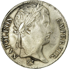 Coin, France, Napoléon I, 5 Francs, 1813, Limoges, AU(55-58), Silver, KM:694.7