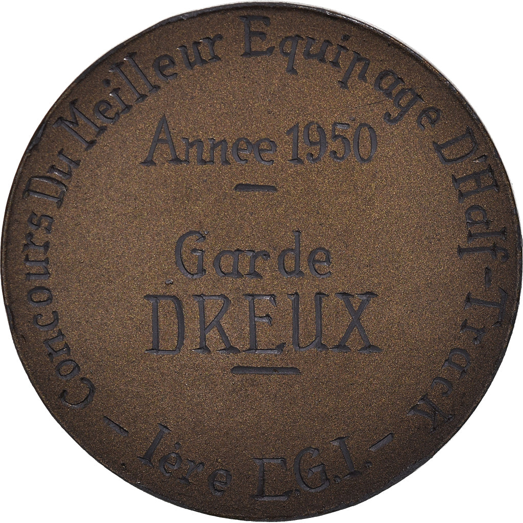 França, medalha, Concours du Meilleur Equipage d'Half-Track, Dreux, Sport