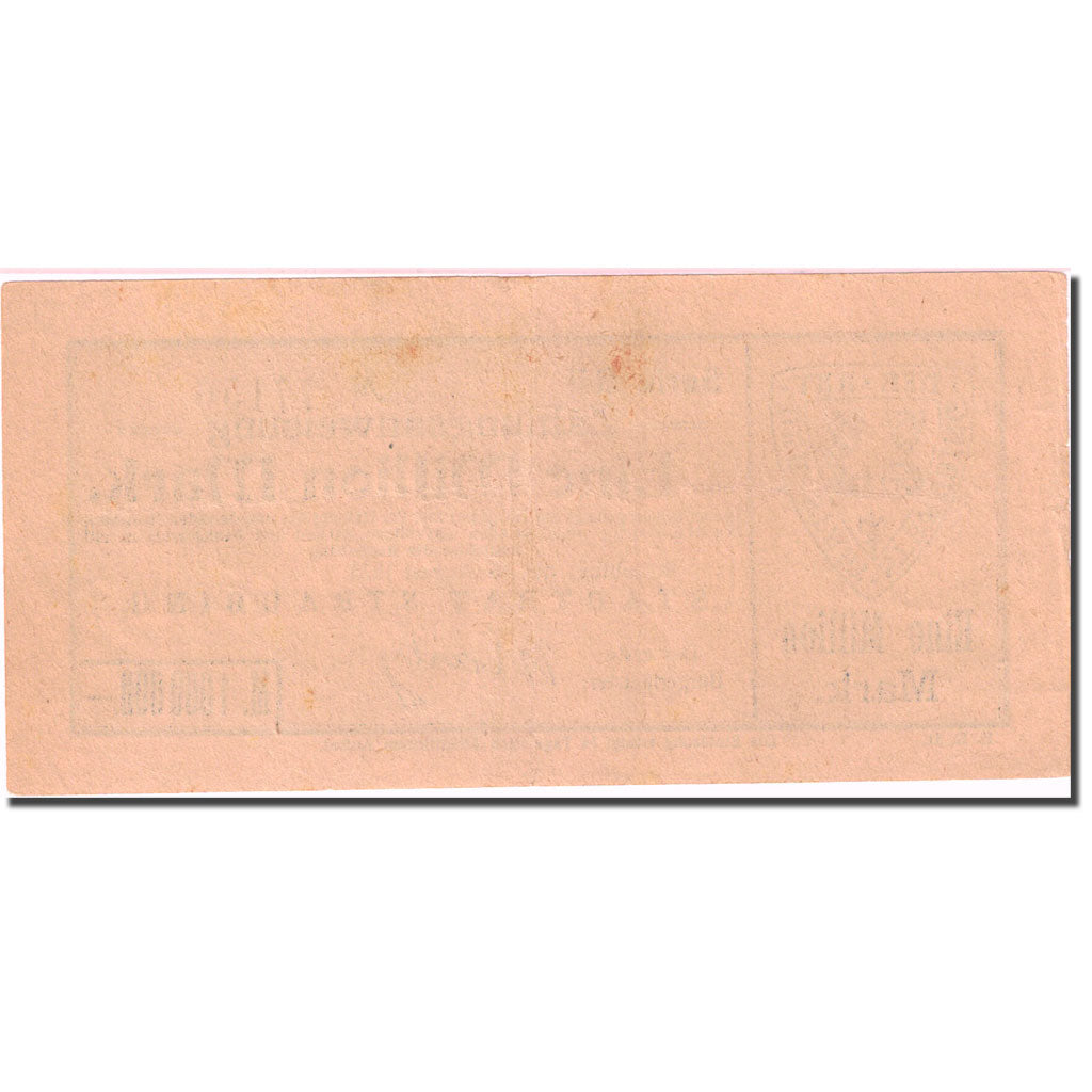 Banknote, Germany, Straubing, 1 000 000 Mark, Blason, 1923 EF(40-45) Mehl 4904