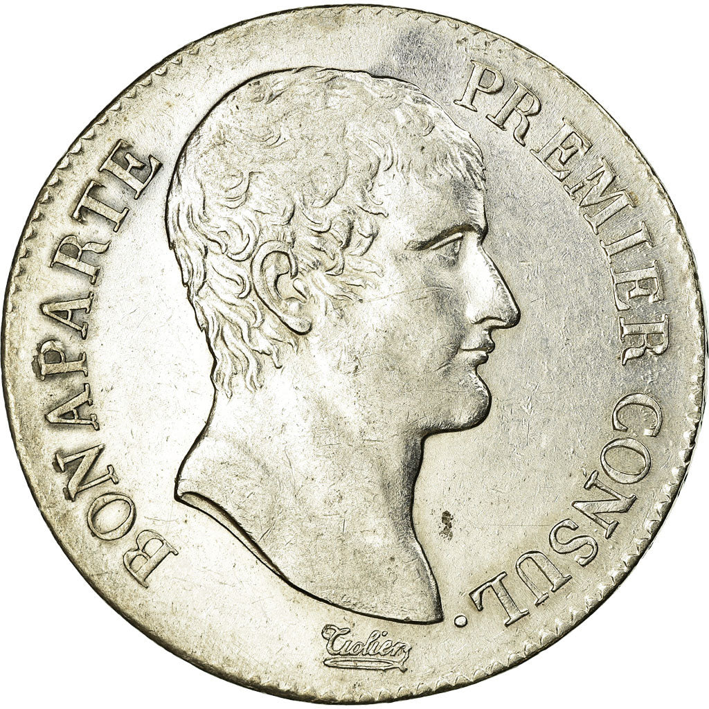 Coin, France, Napoleon I, 5 Francs, An XI, Paris, AU(50-53), Silver, KM:650.1