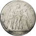 FRANCE, Union et Force, 5 Francs, 1795, Paris, KM #639.1, VF(30-35), Silver,...