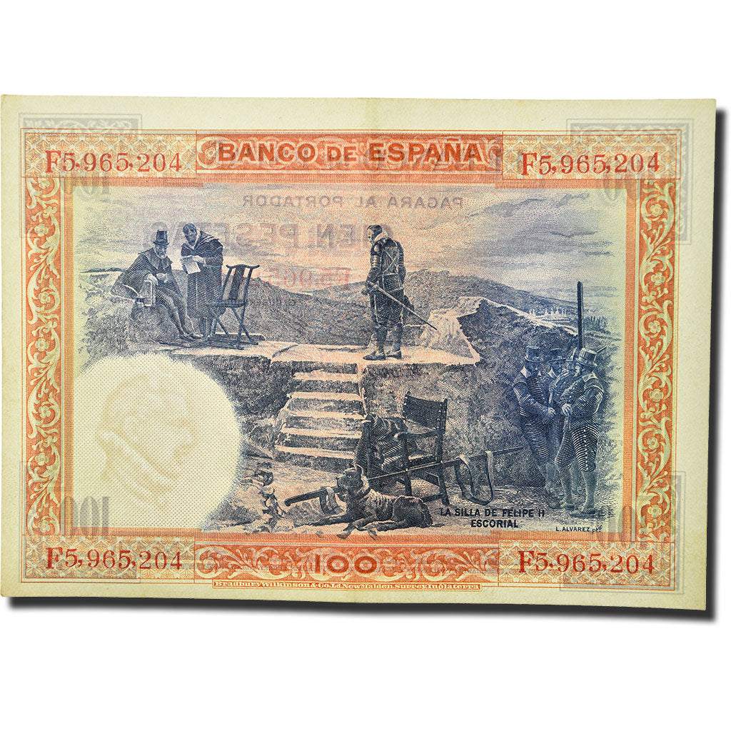 Banknote, Spain, 100 Pesetas, 1925, 1925-07-01, KM:69c, AU(55-58)