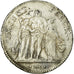 Coin, France, Union et Force, 5 Francs, 1797, Bordeaux, AU(50-53), Silver