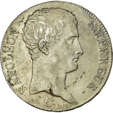 Moneda, Francia, Napoléon I, 5 Francs, 1805, Paris, MBC+, Plata, KM:662.1
