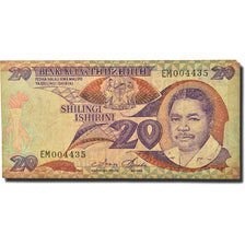 Banknote, Tanzania, 20 Shilingi, 1986-1990, Undated (1987), KM:15, VF(20-25)