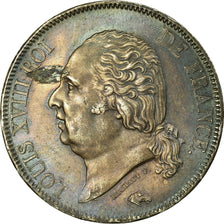 Moneta, Francia, Louis XVIII, Louis XVIII, 5 Francs, 1822, Lille, SPL-, Argento