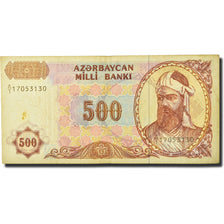Banknote, Azerbaijan, 500 Manat, Undated (1993), 1993, KM:19a, EF(40-45)