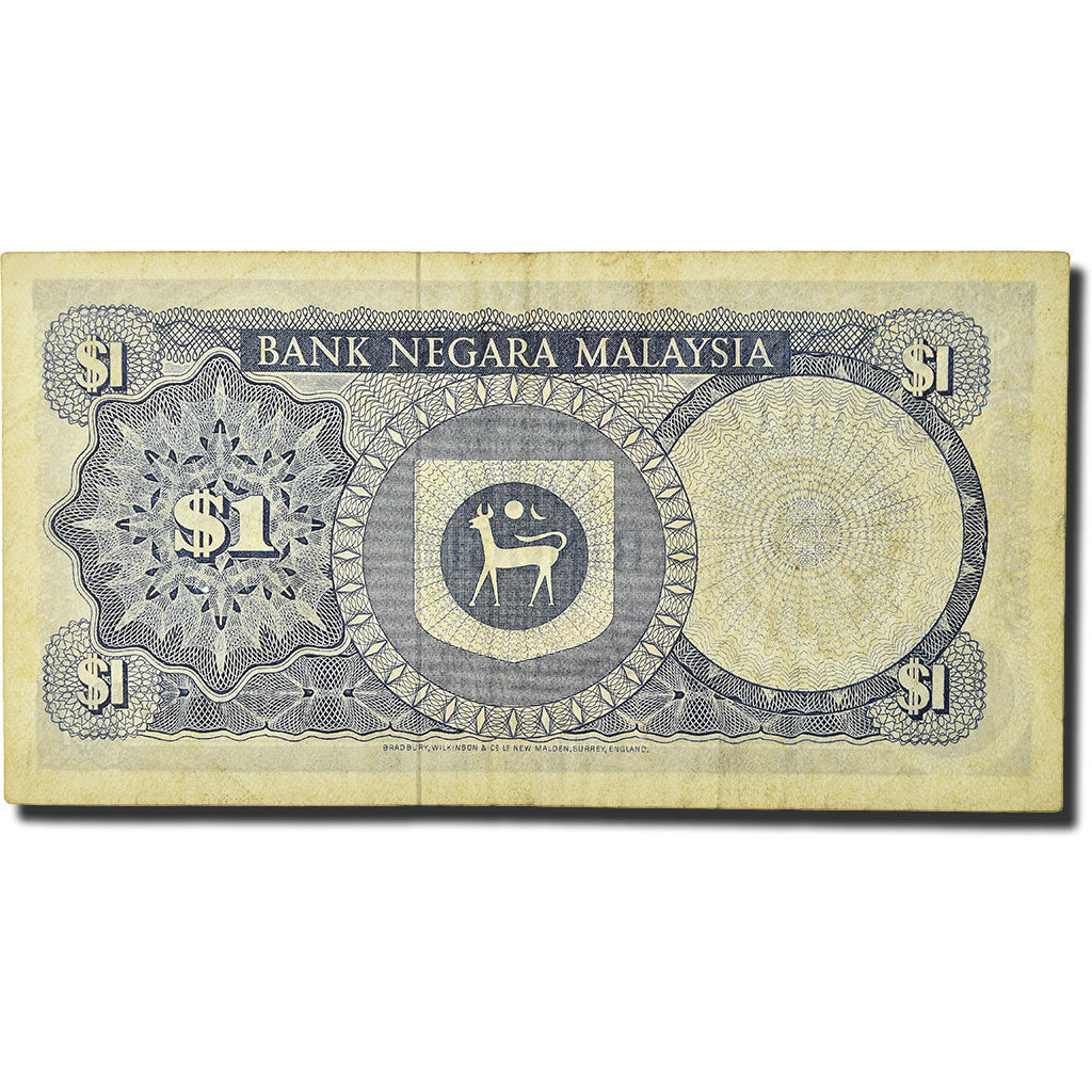 Banconote, Malesia, 1 Ringgit, undated (1976-81), KM:13a, BB