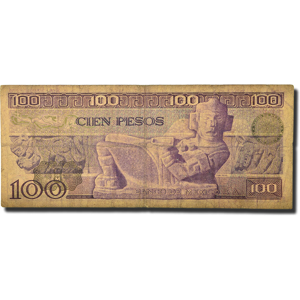 Banknote, Mexico, 100 Pesos, 1969-1974, 1974-05-30, KM:66a, VF(20-25)