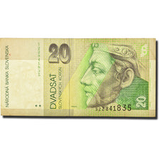 Geldschein, Slowakei, 20 Korun, 2001, 2001-08-31, KM:20c, SS