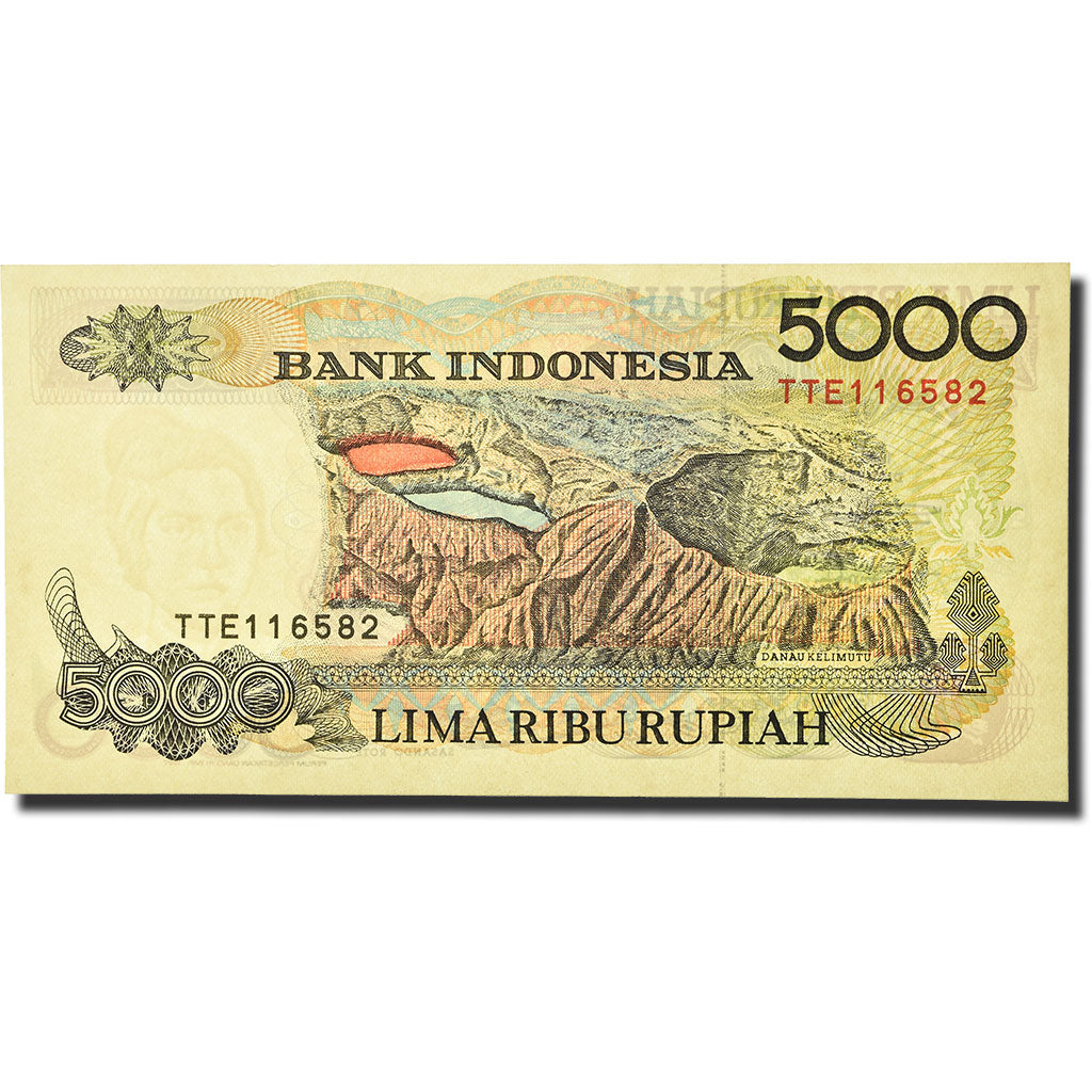 Banconote, Indonesia, 5000 Rupiah, 1992-2001, 1992, KM:130a, SPL