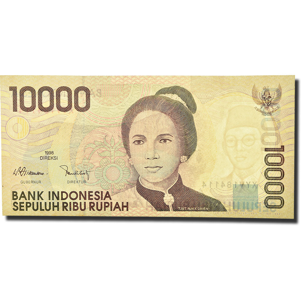Banconote, Indonesia, 10,000 Rupiah, 1998-2005, 1998, KM:137a, SPL-