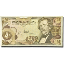 Banknote, Austria, 20 Schilling, 1966-1970, 1967-07-02, KM:142a, AU(50-53)